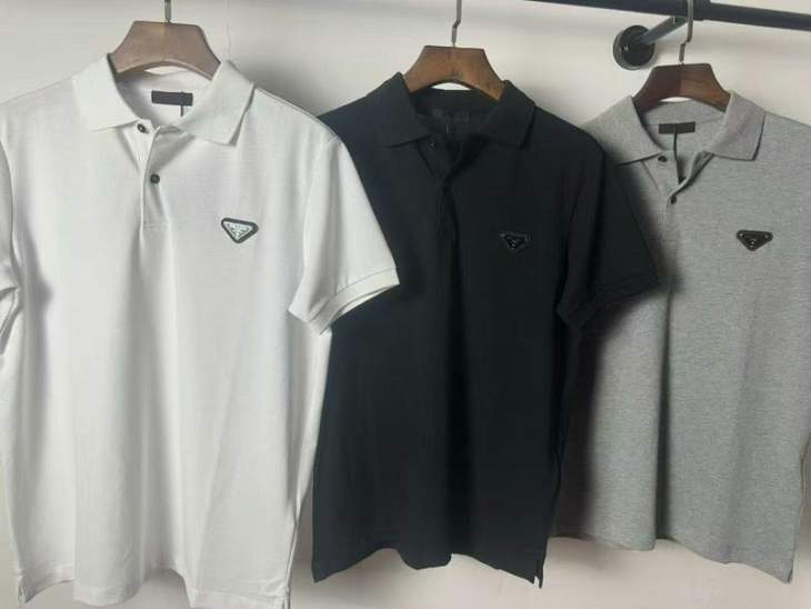 Picture of Prada Polo Shirts Short _SKUPradaM-2XL8qx30825858